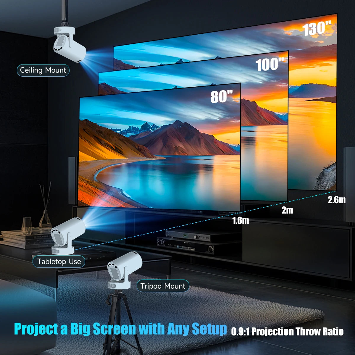 Home Projector Magcubic HY300 Pro+