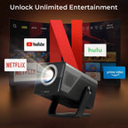 8K Support Ultra High Definition Projector with Android 14 OS, Native1080P 1000ANSI