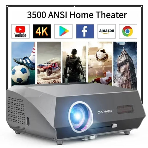3500 ANSI auto focus 4K projector 2.4+5G wifi bluetooth 1080P