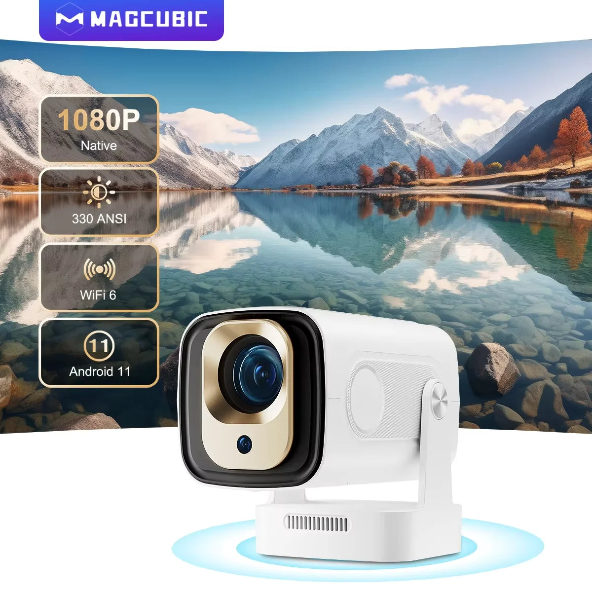 Magcubic HY310 Auto Focus Projector 1080P Native 4K